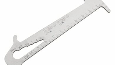 DGHAOP Bicycle Chain Checker Bike Chain Wear Indicator Gauge Measuring Ruler Tool